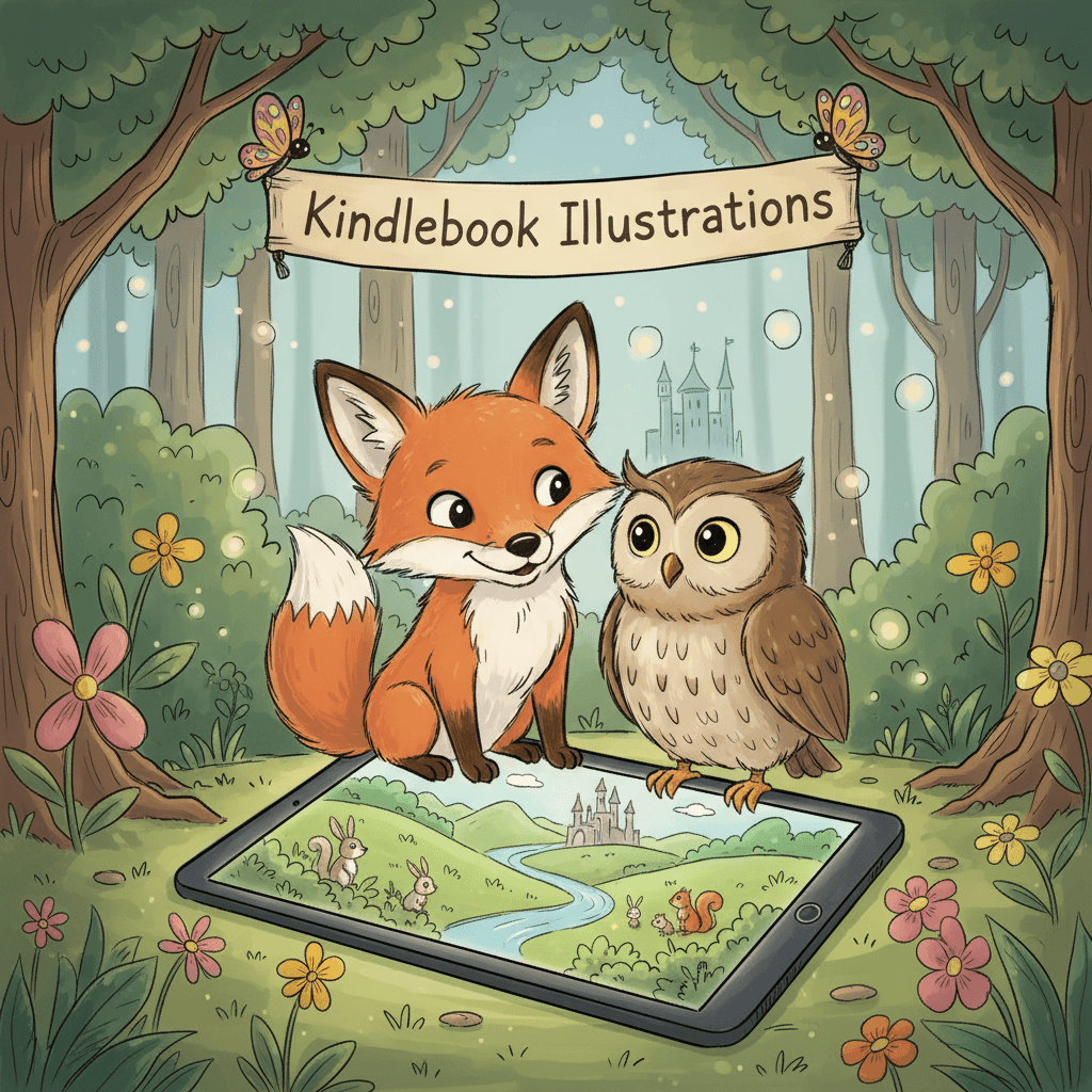 Transform Kindle books with AI-powered illustrations hero